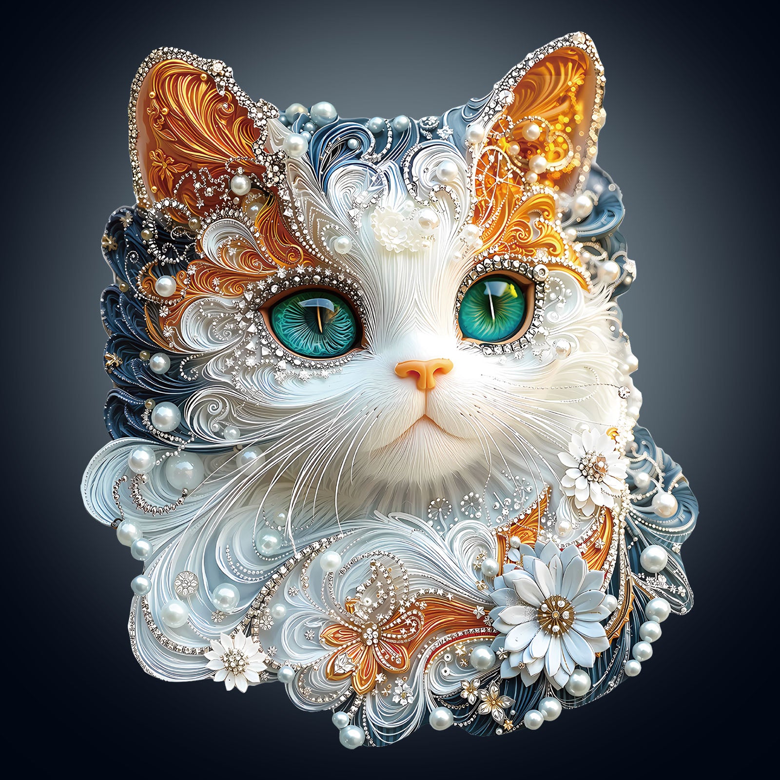 Jewelry Kitten Wooden Jigsaw Puzzle
