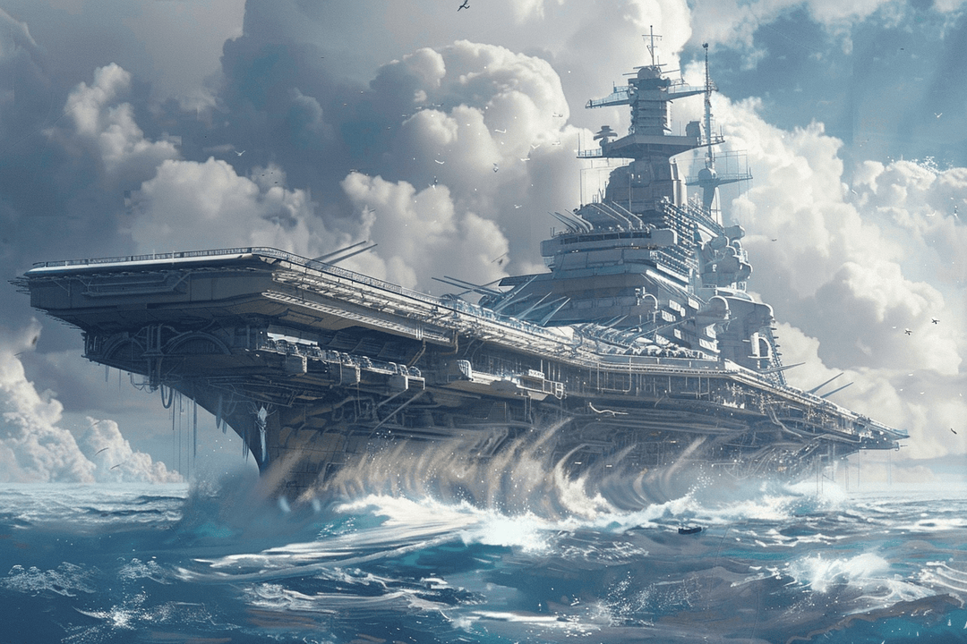 Stunning Aircraft Carrier puzzle piece artwork, perfect for jigsaw puzzle lovers and mind game enthusiasts.